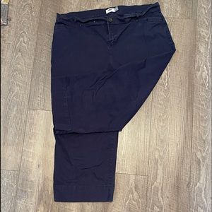 Blue wide leg pants size 16P